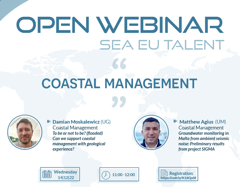 SEA-EU Talent webinar: Coastal Management